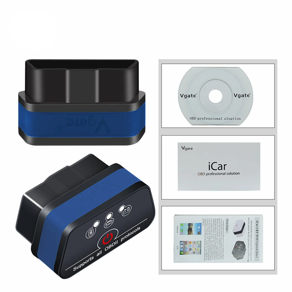100% Original Vgate iCar 2 Bluetooth ELM327 OBD2 Code Reader iCar2 For Android/ PC (4 Colors Available)
100% Original Vgate iCar 2 Bluetooth ELM327 OBD2 Code Reader iCar2 For Android/ PC (4 Colors Available)