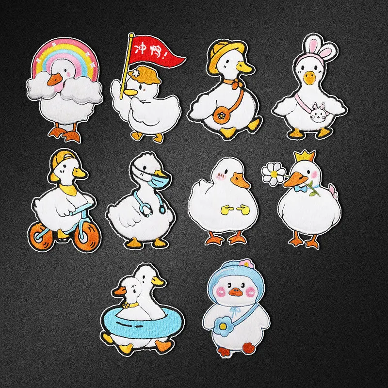 Cartoon Kawaii Duck Swimming Patches Embroidery Self-Adhesive DIY Stickers For Phone Case Handbags Decor Accessories
Cartoon Kawaii Duck Swimming Patches Embroidery Self-Adhesive DIY Stickers For Phone Case Handbags Decor Accessories