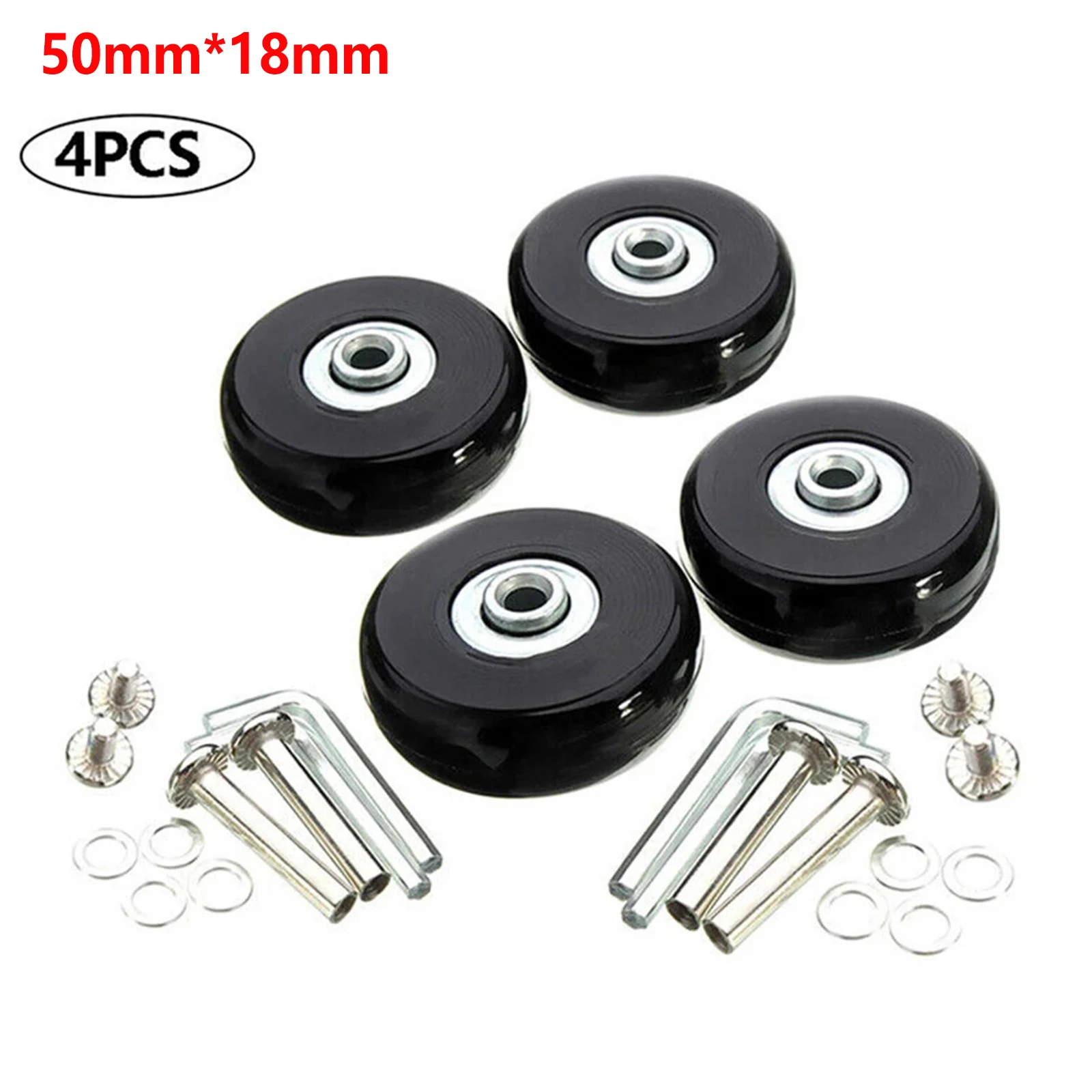 4PCS 50/45mm Luggage Suitcase Replacement Wheels Replace Wheel Roller Skate Repair Luggage Wheels
4PCS 50/45mm Luggage Suitcase Replacement Wheels Replace Wheel Roller Skate Repair Luggage Wheels