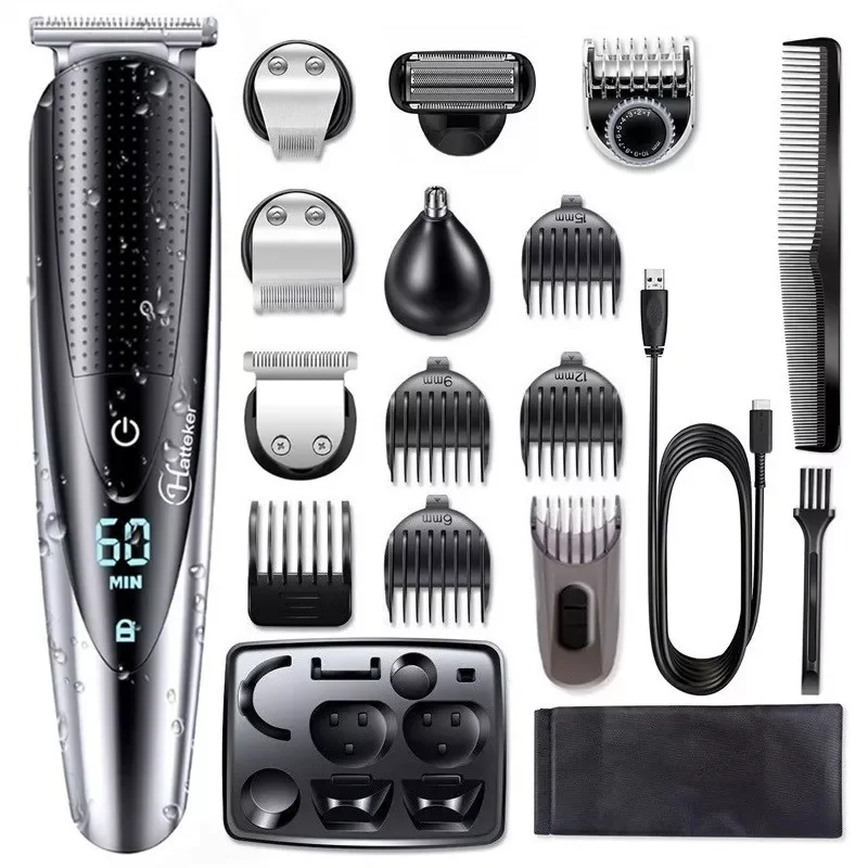 Grooming kit all in one hair trimmer for men pro beard trimmer electric shaver body hair clipper face hair cutting machine
Grooming kit all in one hair trimmer for men pro beard trimmer electric shaver body hair clipper face hair cutting machine