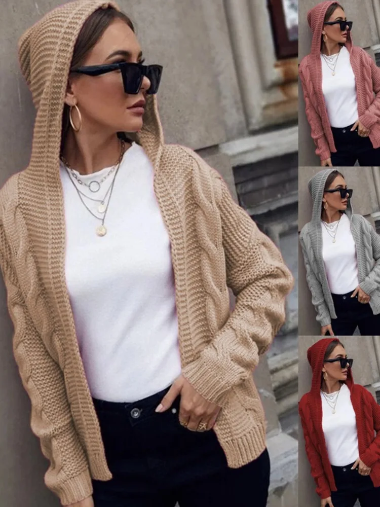 Новый Модный женский свитер с капюшоном, кардиган, мягкий простой элегантный стильный свитер с длинным рукавом, подходящий ко всему, топы 2022
Новый Модный женский свитер с капюшоном, кардиган, мягкий простой элегантный стильный свитер с длинным рукавом, подходящий ко всему, топы 2022