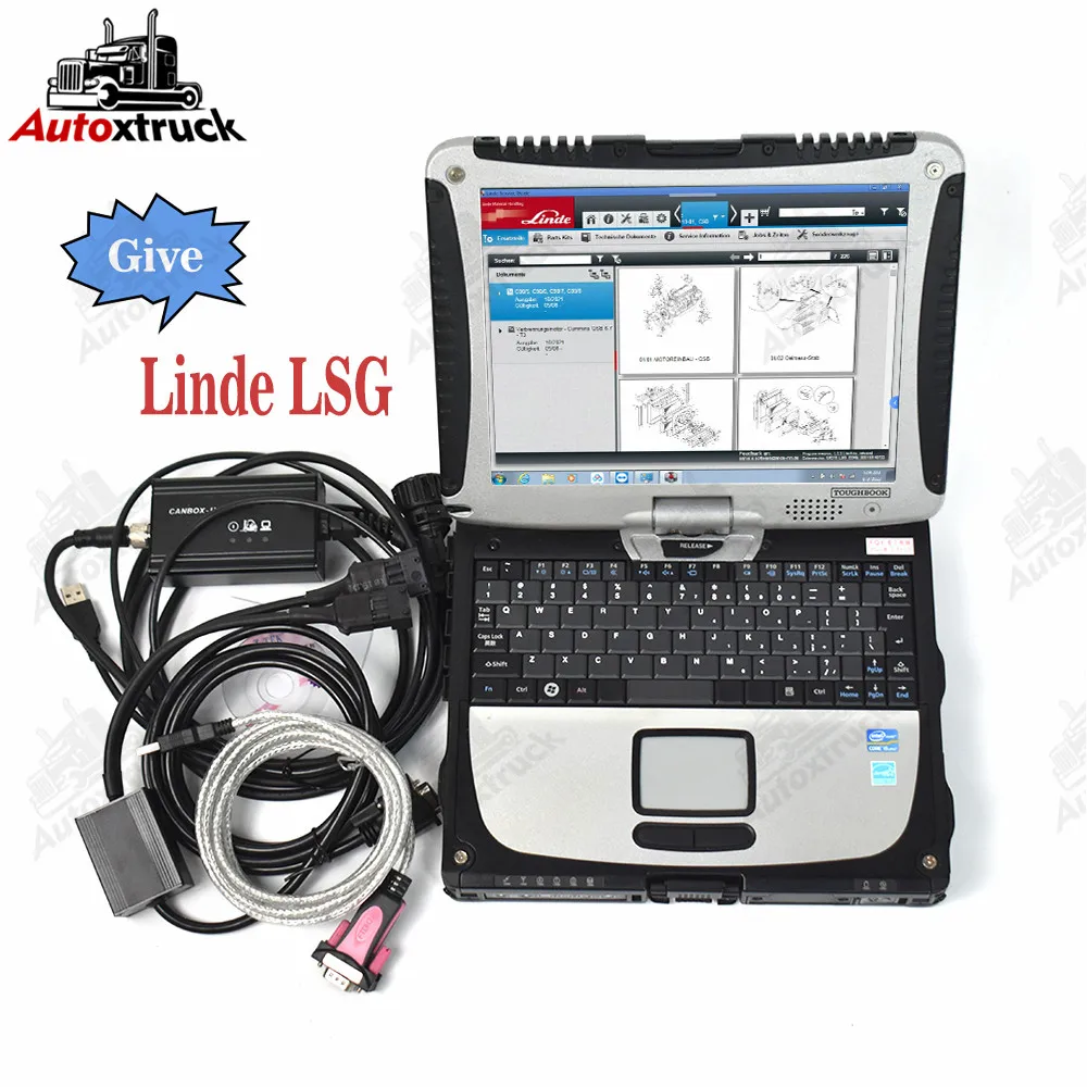 Thoughbook CF19 CF-19 For Linde Canbox doctor Linde pathfinder LSG Linde forklift truck diagnostic tool
Thoughbook CF19 CF-19 For Linde Canbox doctor Linde pathfinder LSG Linde forklift truck diagnostic tool