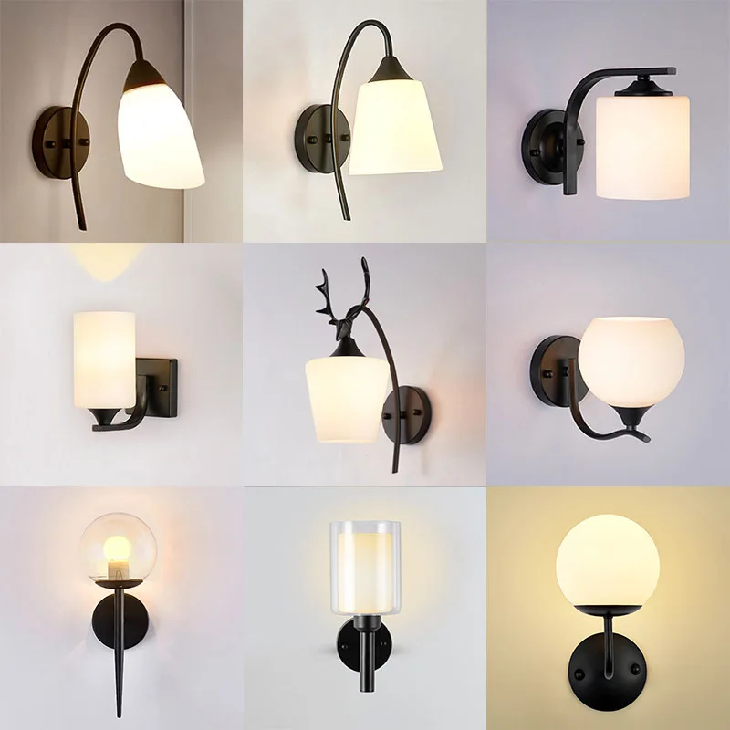 European Bedroom Bedside American Indoor Living Room Wall Lamps Chinese Modern Corridor Stair Sconces Wall Lamp
European Bedroom Bedside American Indoor Living Room Wall Lamps Chinese Modern Corridor Stair Sconces Wall Lamp