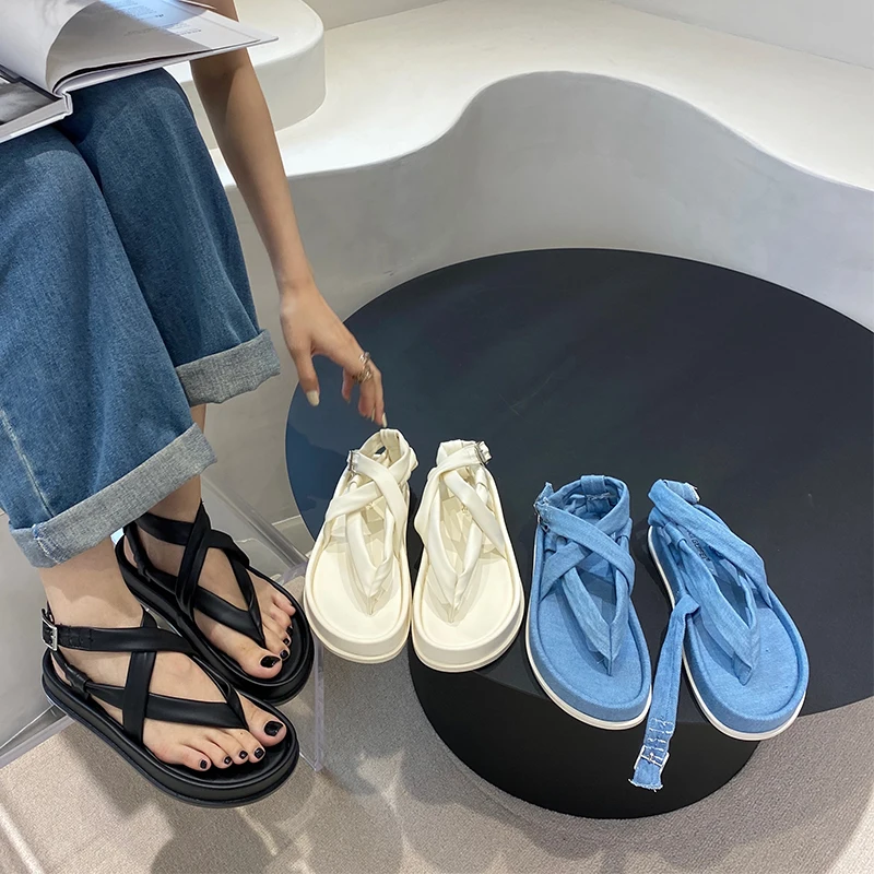 Ladies Shoes Women Gladiator Sandals Round Toe Flat Female Platform Shoes Casual Outside Sandals Woman 2022 New Summer Flats
Ladies Shoes Women Gladiator Sandals Round Toe Flat Female Platform Shoes Casual Outside Sandals Woman 2022 New Summer Flats