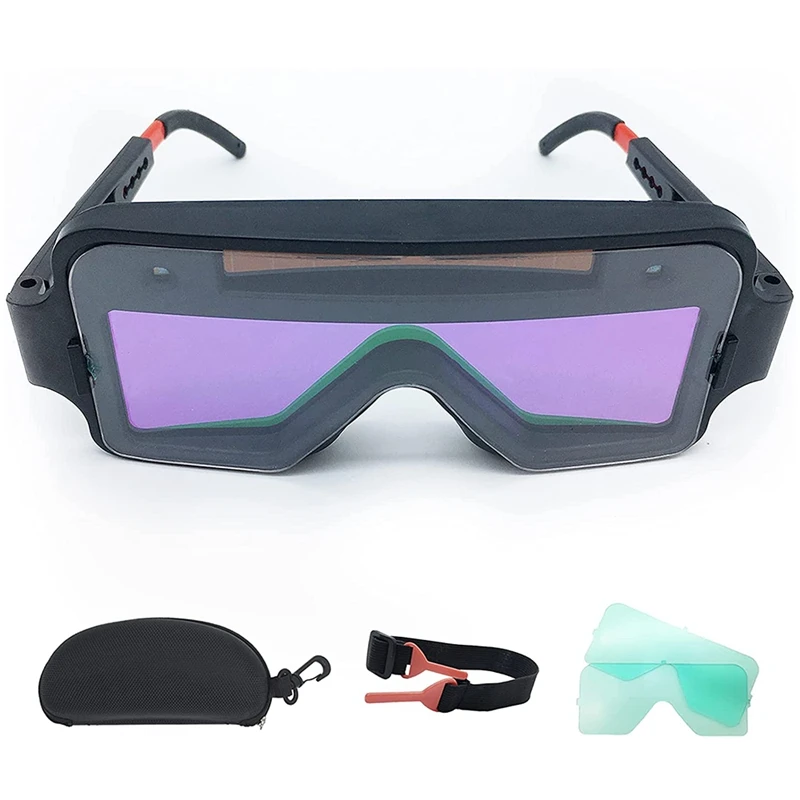 Welding Goggles Auto Darkening Solar Powered Welding Glasses Mask Helmet Welder Safety Protective Goggles Welder Glasses
Welding Goggles Auto Darkening Solar Powered Welding Glasses Mask Helmet Welder Safety Protective Goggles Welder Glasses