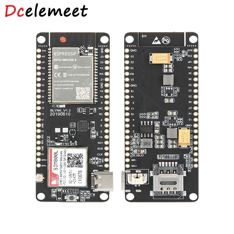 TTGO TCall V1.3 ESP32 Wireless WiFi Bluetooth Communication Module Bluetooth Development Board Devkit for Arduino
TTGO TCall V1.3 ESP32 Wireless WiFi Bluetooth Communication Module Bluetooth Development Board Devkit for Arduino