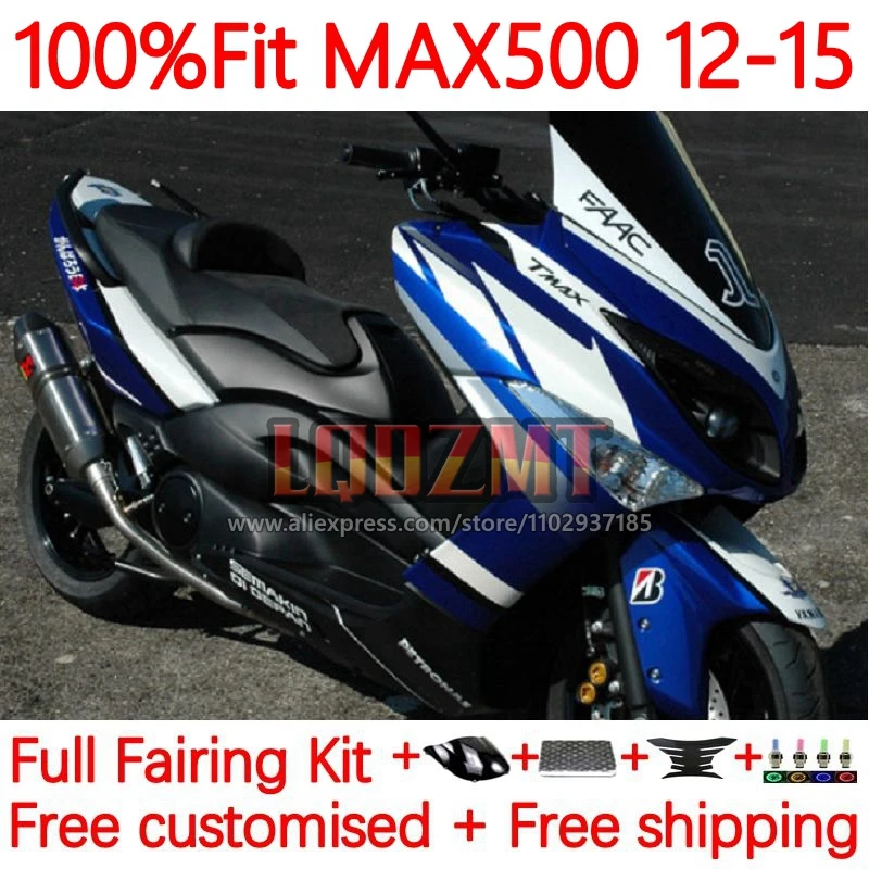 Injection white blue Fairing For YAMAHA MAX-500 TMAX500 TMAX T MAX 500 MAX500 2012 2013 2014 2015 T-MAX500 12 13 14 15 33No.17
Injection white blue Fairing For YAMAHA MAX-500 TMAX500 TMAX T MAX 500 MAX500 2012 2013 2014 2015 T-MAX500 12 13 14 15 33No.17