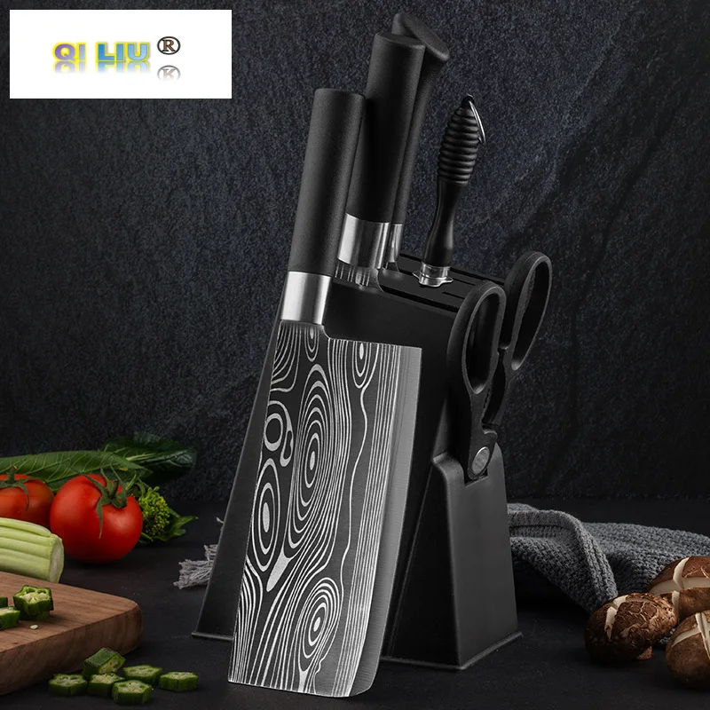 German Kitchen Knife Damascus laser Stainless Steel Cleaver cooking accessories knife Wood Handle
German Kitchen Knife Damascus laser Stainless Steel Cleaver cooking accessories knife Wood Handle