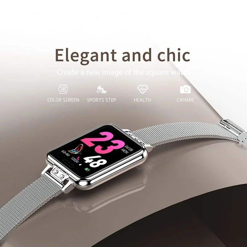 FOR Fitness Sports Band 4 Smart Watch Smartband Smartwatch Wristband Metal Bracelet Female Anti-Mosquito Gold Chain Strap
FOR Fitness Sports Band 4 Smart Watch Smartband Smartwatch Wristband Metal Bracelet Female Anti-Mosquito Gold Chain Strap