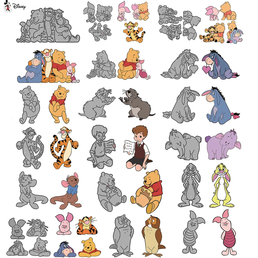 Cute Cartoon Winnie the Pooh Cutting Die Disney Character Metal Cutting Dies For DIY Scrapbook Card Decorative Craft DieCut 2022
Cute Cartoon Winnie the Pooh Cutting Die Disney Character Metal Cutting Dies For DIY Scrapbook Card Decorative Craft DieCut 2022