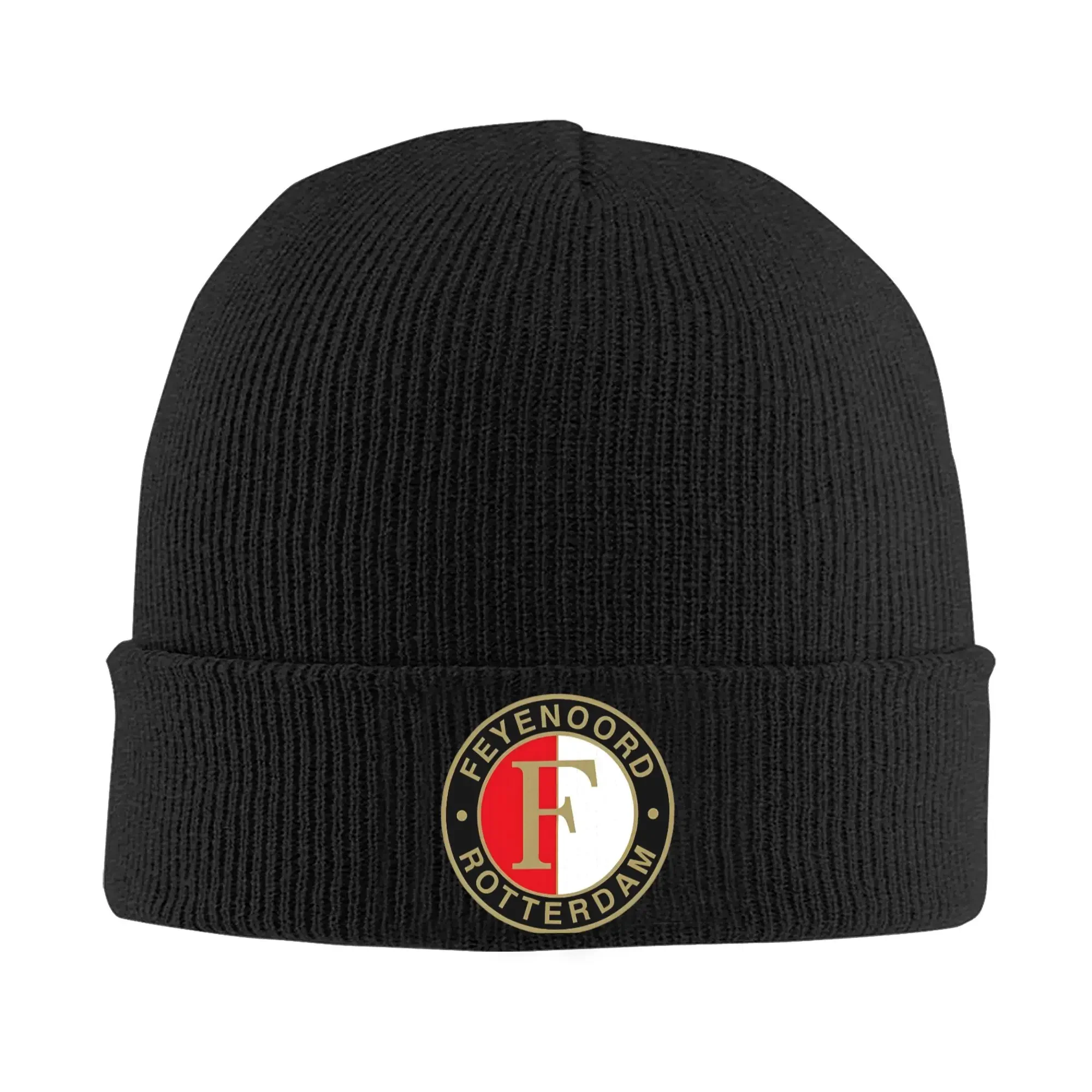 Шапка с логотипом F-Feyenoords для женщин и мужчин футбольная зимняя вязаная шапка