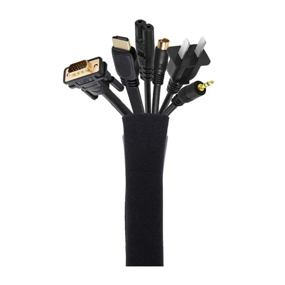 Cable management cover computer cable sorting storage cover with Home Office Storage zipper cable protection cover Organization
Cable management cover computer cable sorting storage cover with Home Office Storage zipper cable protection cover Organization