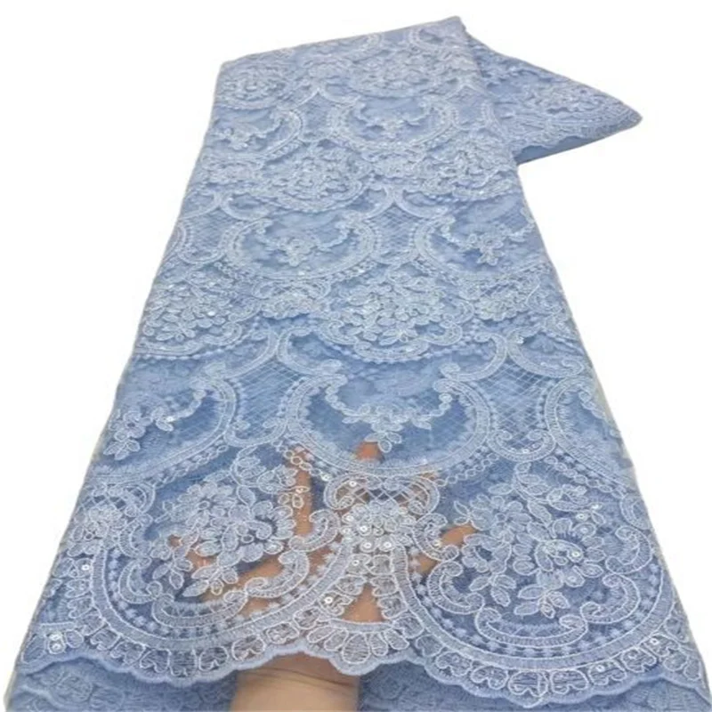 High Quality Light Blue French Tulle Lace Fabric Wlith Sequins For Party Garment Dress African Lace Fabric For Wedding Sewing
High Quality Light Blue French Tulle Lace Fabric Wlith Sequins For Party Garment Dress African Lace Fabric For Wedding Sewing