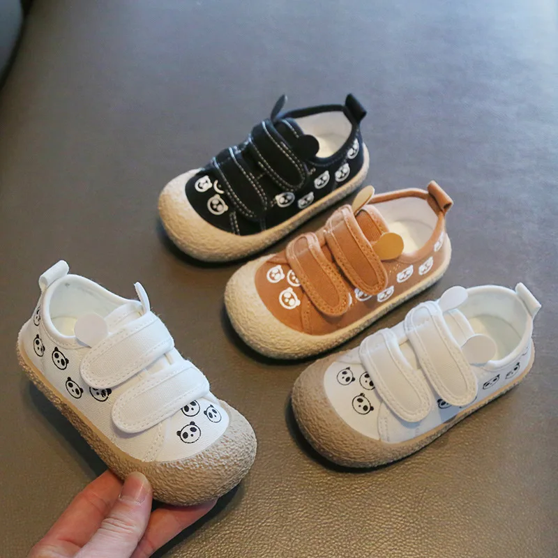 Cute Cartoon Panda Print Baby Canvas Shoes for Boys Girls Non-slip Children Sneakers with Lovely Ears Casual Student Shoe G03054
Cute Cartoon Panda Print Baby Canvas Shoes for Boys Girls Non-slip Children Sneakers with Lovely Ears Casual Student Shoe G03054