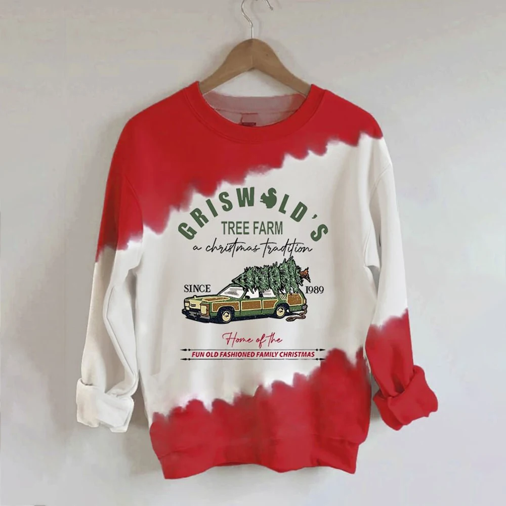 2022 Pullovers Women's Christmas Tree Vintage Printed Sweatshirts Fashion Colorblock Tracksuit Long Sleeved Tops Multiple Colour
2022 Pullovers Women's Christmas Tree Vintage Printed Sweatshirts Fashion Colorblock Tracksuit Long Sleeved Tops Multiple Colour