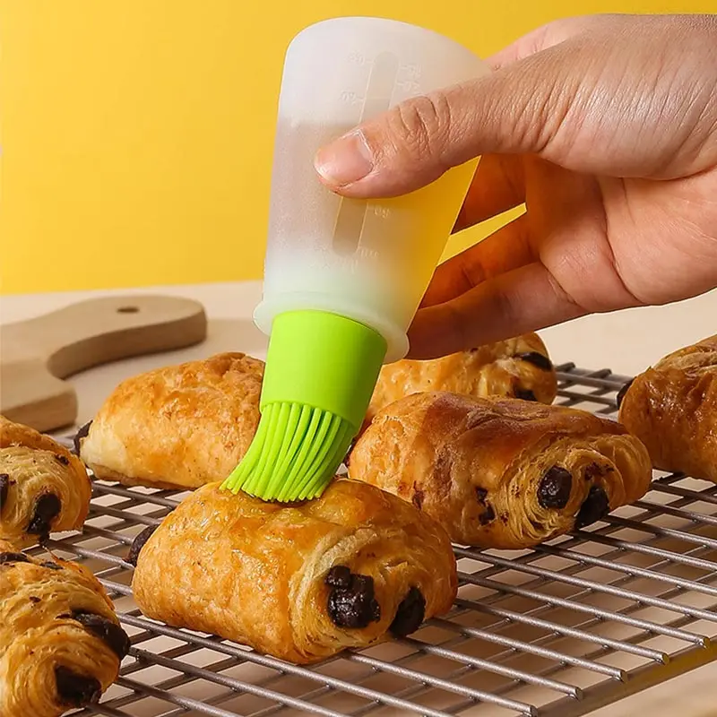 Portable Silicone Oil Bottle Barbecue Brush Kitchen BBQ Cooking Tool Cake Butter Bread Pastry Brush Camping Accessories Gadgets
Portable Silicone Oil Bottle Barbecue Brush Kitchen BBQ Cooking Tool Cake Butter Bread Pastry Brush Camping Accessories Gadgets