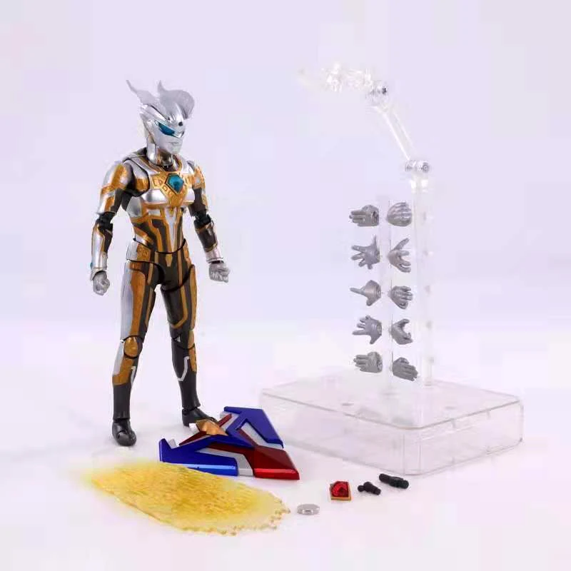 

16cm SHF Ultraman Zero Ultimate Shining Zero Action Figure Model Anime doll Toys for Children