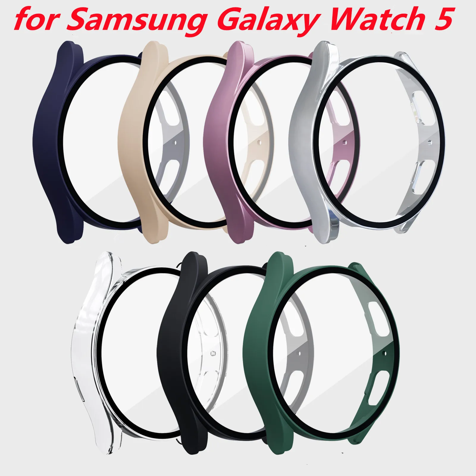 Защитный чехол из закаленного стекла и поликарбоната для Samsung Galaxy Watch 5 40 мм
Защитный чехол из закаленного стекла и поликарбоната для Samsung Galaxy Watch 5 40 мм