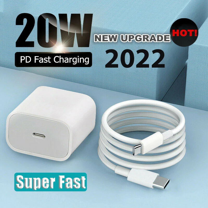 20W USB C Charger PD Fast Charge Block USB-C Power Delivery Wall Charging Adapter for IPhone 13 12 Pro Max SE 11 Mini Xiaomi
20W USB C Charger PD Fast Charge Block USB-C Power Delivery Wall Charging Adapter for IPhone 13 12 Pro Max SE 11 Mini Xiaomi