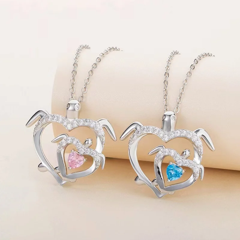 Korean Fashion Charm Cute Turtle Necklace Pendant Inlaid Colorful Gemstones High Jewelry Gifts for Women Birthday Party
Korean Fashion Charm Cute Turtle Necklace Pendant Inlaid Colorful Gemstones High Jewelry Gifts for Women Birthday Party