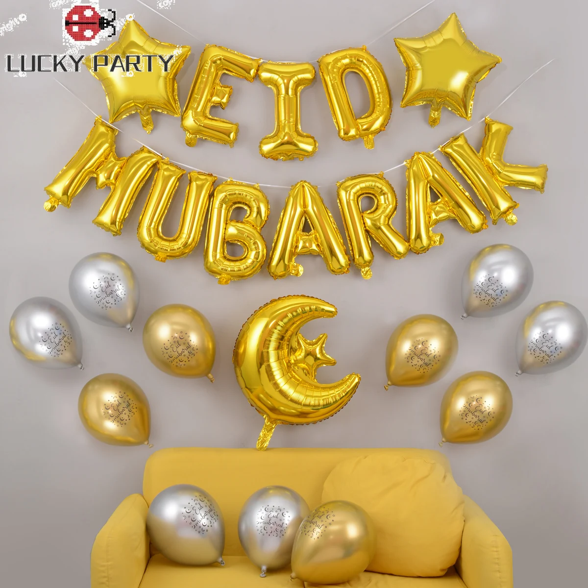 27 шт./комплпл. Eid Mubarak Decor Balloons украшения на Рамадан Anniversaire Party Globo Aid
27 шт./комплпл. Eid Mubarak Decor Balloons украшения на Рамадан Anniversaire Party Globo Aid