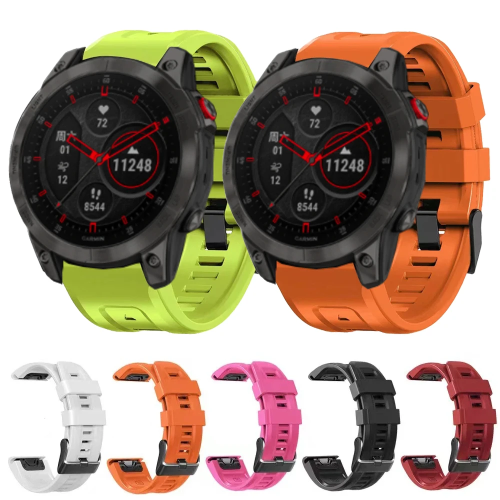 For Garmin EPIX Smart Watch Bracelet Silicone 22mm Sport QuickFit Strap For Garmin Fenix 7 6 5 Instinct 2 Approach S62 MARQ Band 
For Garmin EPIX Smart Watch Bracelet Silicone 22mm Sport QuickFit Strap For Garmin Fenix 7 6 5 Instinct 2 Approach S62 MARQ Band