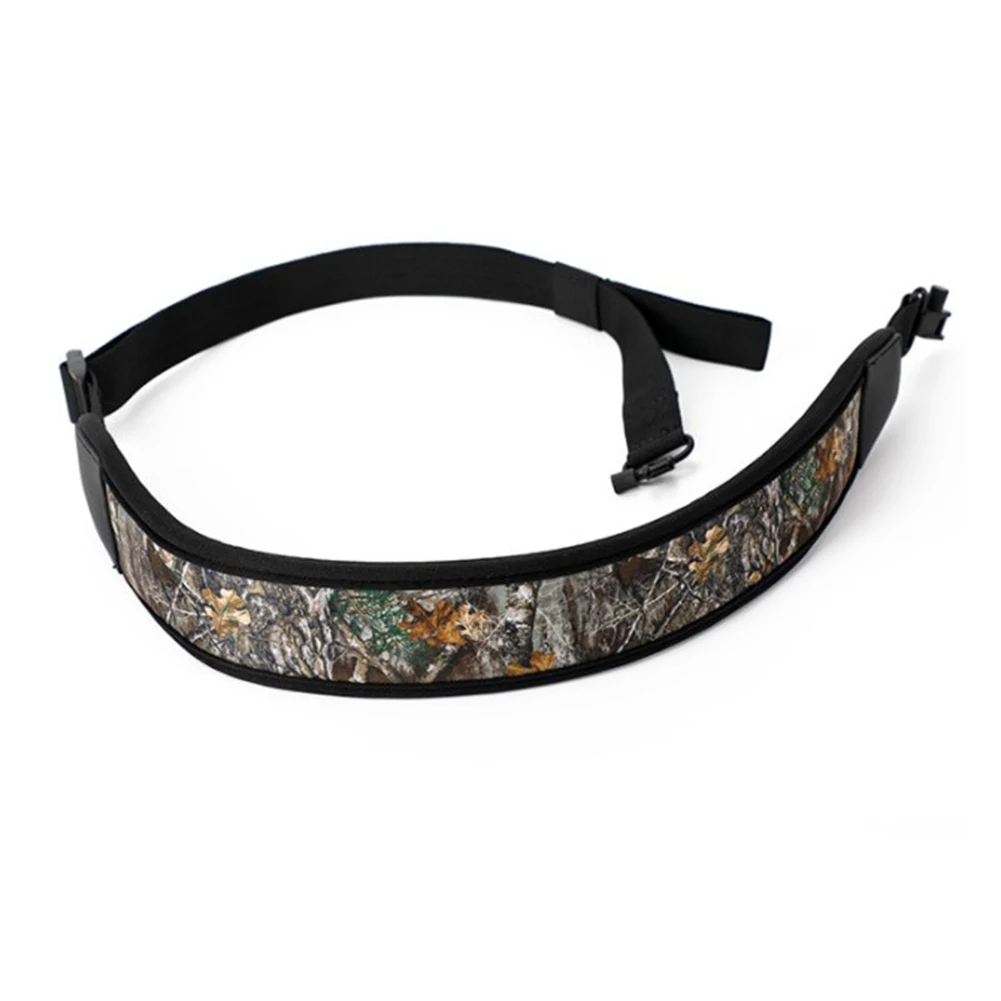 

Sling Shoulder Pad Strap Outdoor Nylon Sturdy With Non-slip Backing 5cm Width 70~130cm Length Adjustable Camouflage