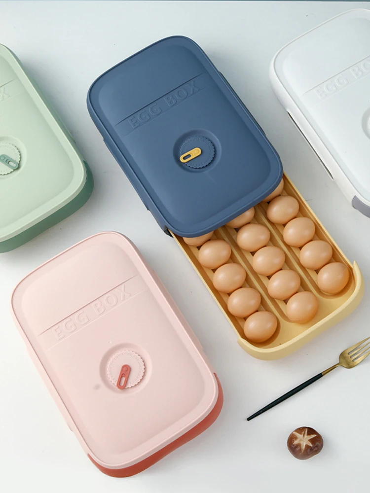Egg Storage Containers Kitchen Drawer Type Refrigerator Fresh Keeping Dumpling Holder Household Box with Lids Food Containers
Egg Storage Containers Kitchen Drawer Type Refrigerator Fresh Keeping Dumpling Holder Household Box with Lids Food Containers
