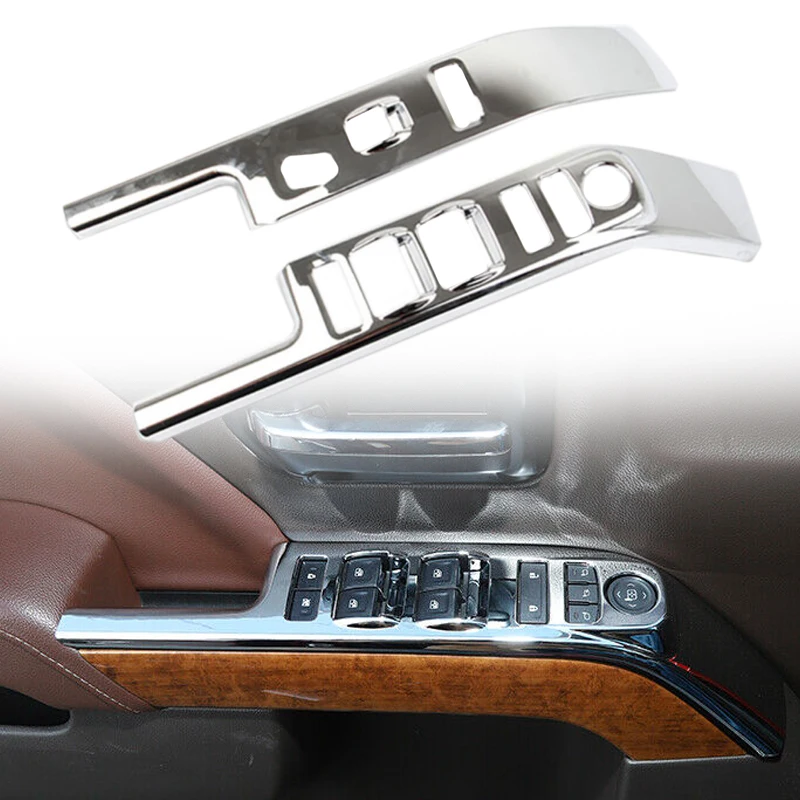 2Pcs Car Front Window Lift Panel Cover Trim Frame Decor Chrome Silver ABS Fit for Chevrolet Silverado GMC Sierra 2014-2018 LHD
2Pcs Car Front Window Lift Panel Cover Trim Frame Decor Chrome Silver ABS Fit for Chevrolet Silverado GMC Sierra 2014-2018 LHD