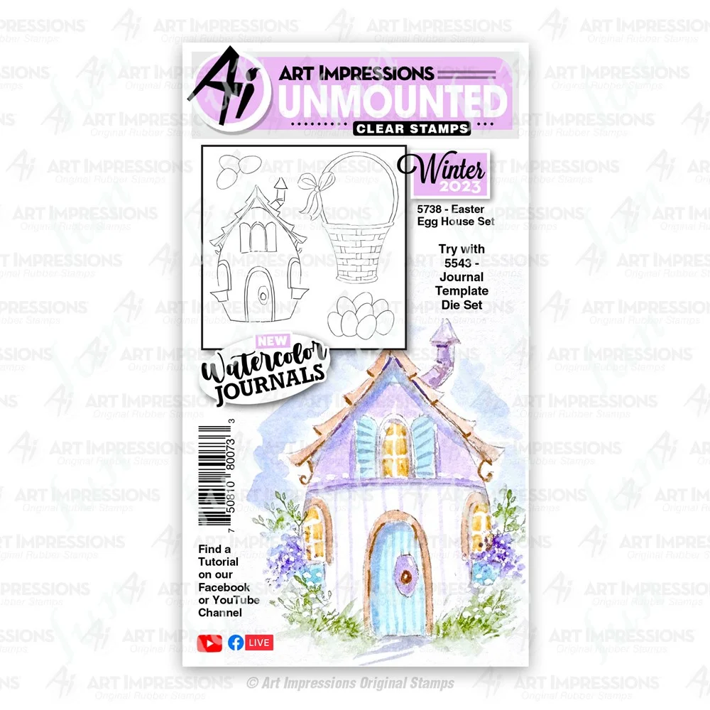 New Stamps and Dies 2023 Watercolor Journals Easter Egg House Craft Supplies Diy Scrapbooking Decoration Embossing Paper Card
New Stamps and Dies 2023 Watercolor Journals Easter Egg House Craft Supplies Diy Scrapbooking Decoration Embossing Paper Card