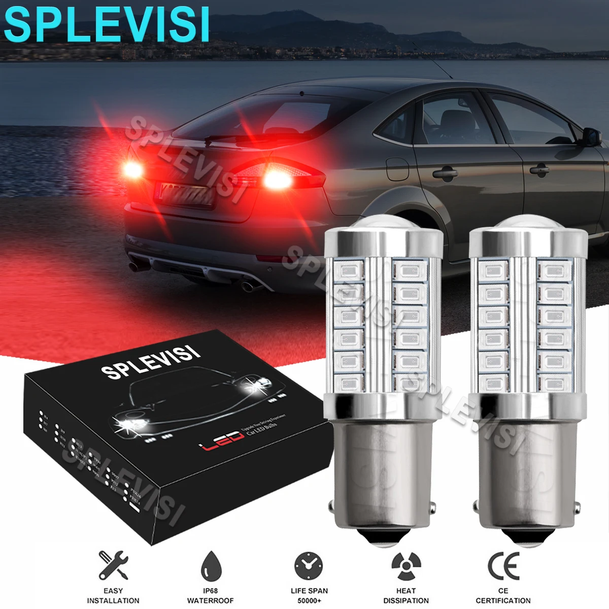 2PCS LED Red Brake Stop Tail Light Lamp Bulbs Fits Ford Mondeo MK4 2007-2014 Ford Transit MK7 2006-2014 Ford Focus MK3 2010-15
2PCS LED Red Brake Stop Tail Light Lamp Bulbs Fits Ford Mondeo MK4 2007-2014 Ford Transit MK7 2006-2014 Ford Focus MK3 2010-15
