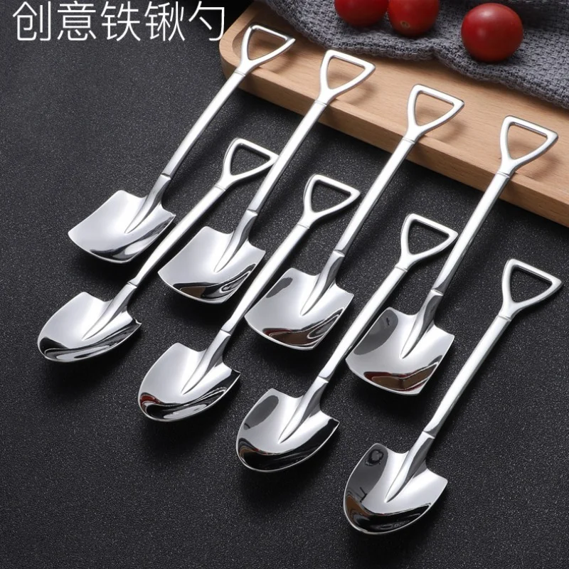 304 Stainless Steel Spade Spoon Retro Kitchen Tableware Kitchen Accessories Eat Watermelon Ice Cream Honey Personality Spoon
304 Stainless Steel Spade Spoon Retro Kitchen Tableware Kitchen Accessories Eat Watermelon Ice Cream Honey Personality Spoon