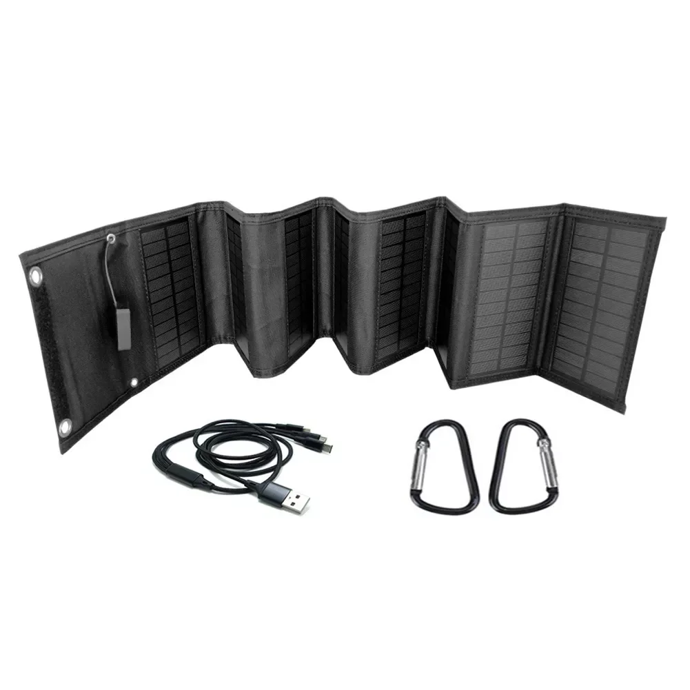 25W Solar Panel Foldable Dual USB Output Devices Outdoor Mobile Phone Power Battery Cells Charger for Camping Hiking
25W Solar Panel Foldable Dual USB Output Devices Outdoor Mobile Phone Power Battery Cells Charger for Camping Hiking