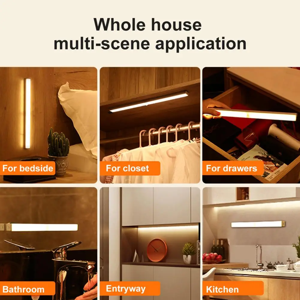 Motion Sensor Light Wireless LED Night Lights Bedroom Decor Light Rechargeable Wall Decor Lamp Staircase Closet Room Aisle Light
Motion Sensor Light Wireless LED Night Lights Bedroom Decor Light Rechargeable Wall Decor Lamp Staircase Closet Room Aisle Light