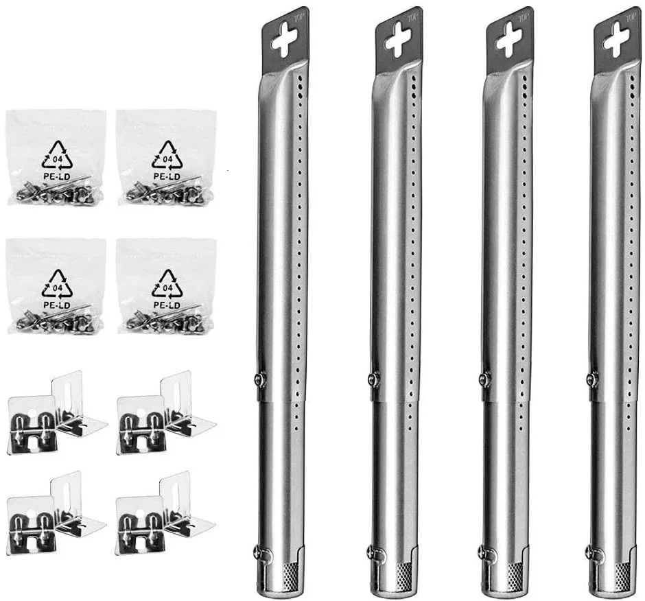 BBQ Grill Tube Burners 3pcs Universal Straight Pipe BBQ Grill Tube Burners Stainless Steel Adjustable Gas Grill Parts Replacemen
BBQ Grill Tube Burners 3pcs Universal Straight Pipe BBQ Grill Tube Burners Stainless Steel Adjustable Gas Grill Parts Replacemen