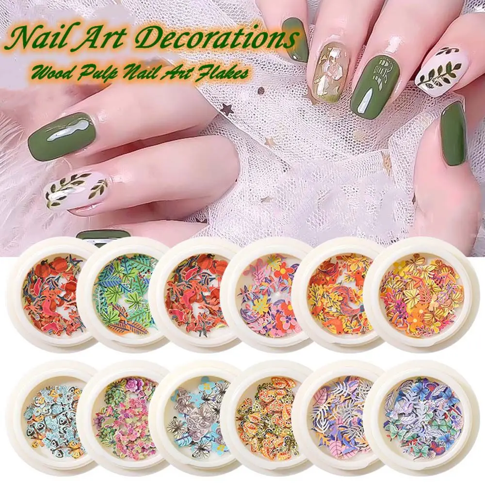 Manicure Nail Sequins Wood Pulp Simulation Maple Flower Heart Multi-Style 3D Colorful Mixed DIY Decor Accessories Jewelry
Manicure Nail Sequins Wood Pulp Simulation Maple Flower Heart Multi-Style 3D Colorful Mixed DIY Decor Accessories Jewelry