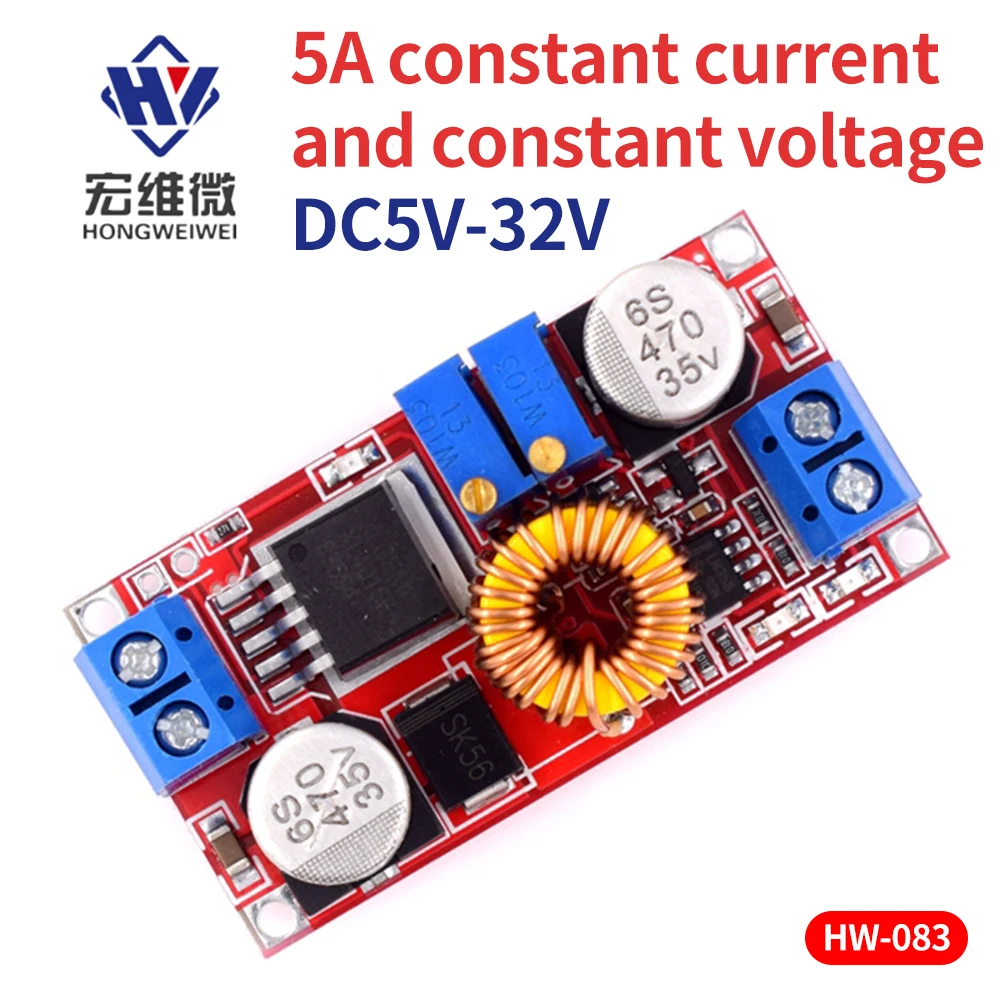 XL4015 5A DC-DC 0.8-30V To 5-32V CC / CV Lithium Ion Battery Charging Board Led Driving Step Down Power Charger Converter Module
XL4015 5A DC-DC 0.8-30V To 5-32V CC / CV Lithium Ion Battery Charging Board Led Driving Step Down Power Charger Converter Module