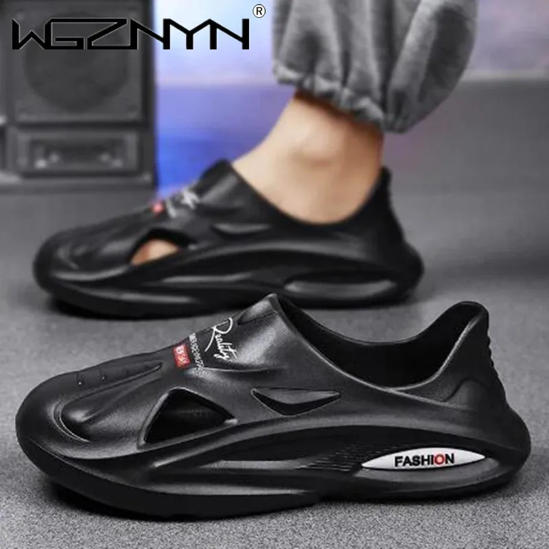 NEW Summer Men Sandals Beach Outdoor Slippers Waterpoorf Clogs Design Men Garden Shoes Beach Sandals Male Soft EVA Indoor Slides
NEW Summer Men Sandals Beach Outdoor Slippers Waterpoorf Clogs Design Men Garden Shoes Beach Sandals Male Soft EVA Indoor Slides