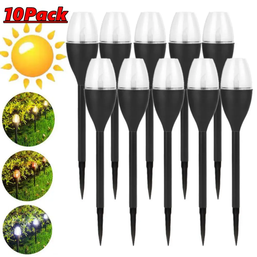 10/4 PCS Solar LED Candle Torch Light Outdoor Waterproof Garden Decoration Lantern Lawn Lamp Flashlight For Balcony Yard Pathway
10/4 PCS Solar LED Candle Torch Light Outdoor Waterproof Garden Decoration Lantern Lawn Lamp Flashlight For Balcony Yard Pathway