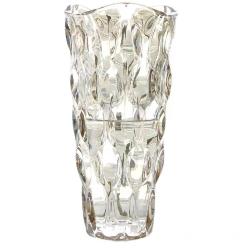 Light Luxury Elixir Crystal Glass Vase Living Room Model Room Hotel Flower Arrangement Decorative Utensils and Crafts
Light Luxury Elixir Crystal Glass Vase Living Room Model Room Hotel Flower Arrangement Decorative Utensils and Crafts