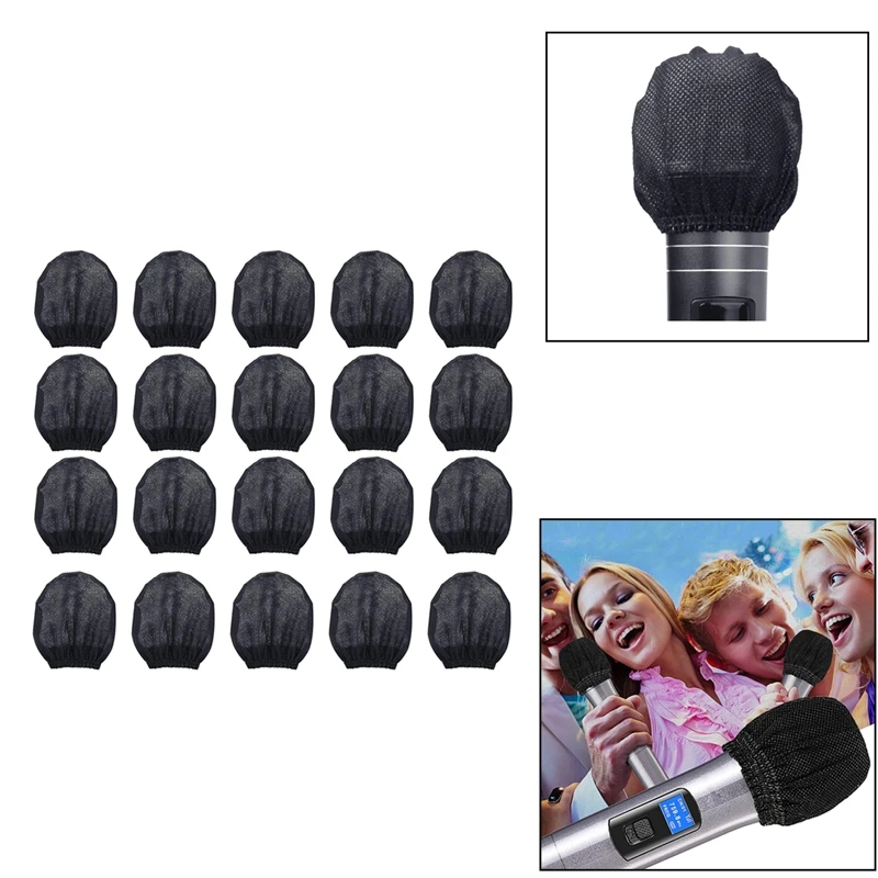 Mic Covers Disposable Non-Woven Mic Cover Mic Microphone Windscreen & Filters for Karaoke 
Mic Covers Disposable Non-Woven Mic Cover Mic Microphone Windscreen & Filters for Karaoke