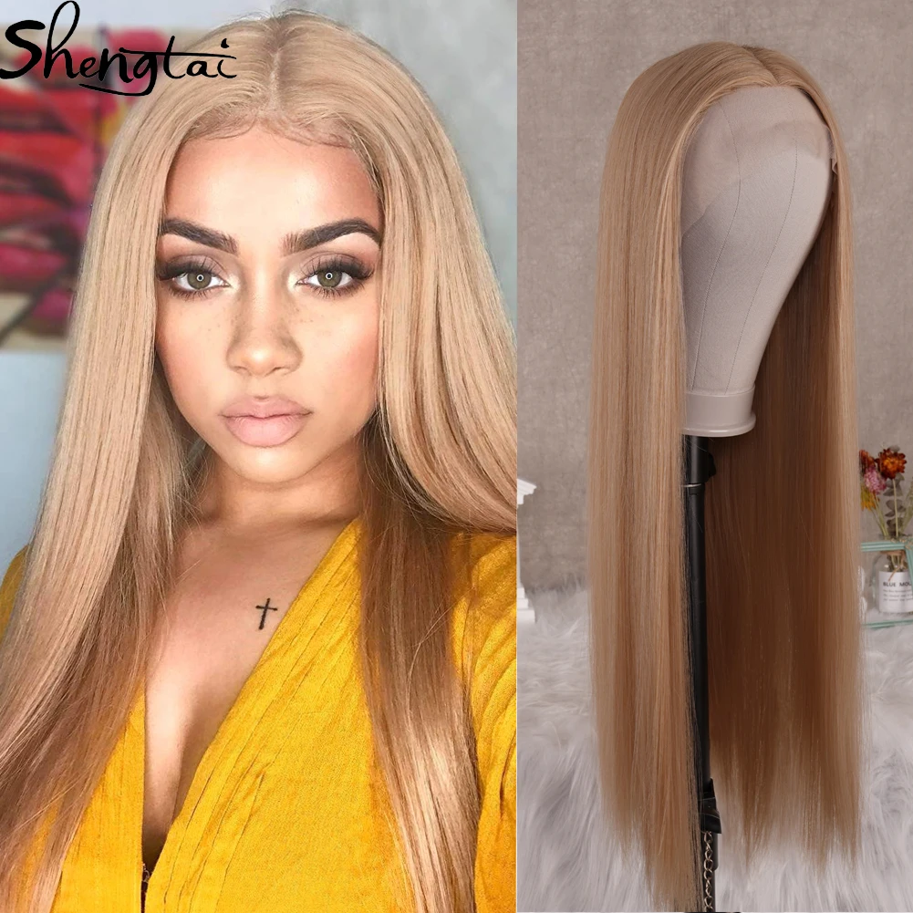 13x4 Lace Front Wigs Light Blonde Synthetic Wigs 28 Inches Long Straight Brown Blonde Hair Wigs Lace Hair Wigs Heat Resistant
13x4 Lace Front Wigs Light Blonde Synthetic Wigs 28 Inches Long Straight Brown Blonde Hair Wigs Lace Hair Wigs Heat Resistant