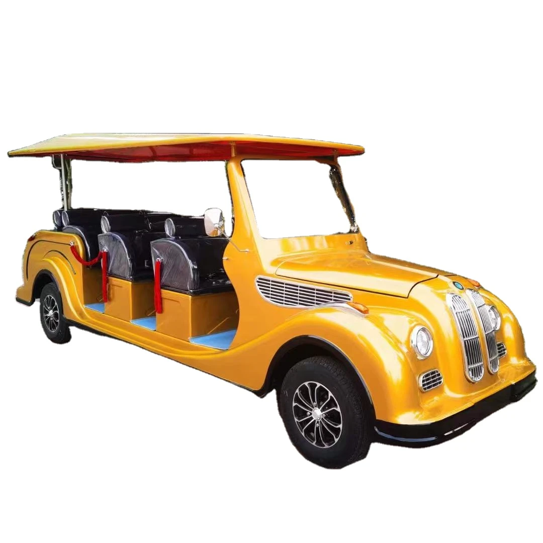 

8 seats 11 seats electric Tourist Sightseeing Car Electric Passengers Car protected with rainshade hot sale