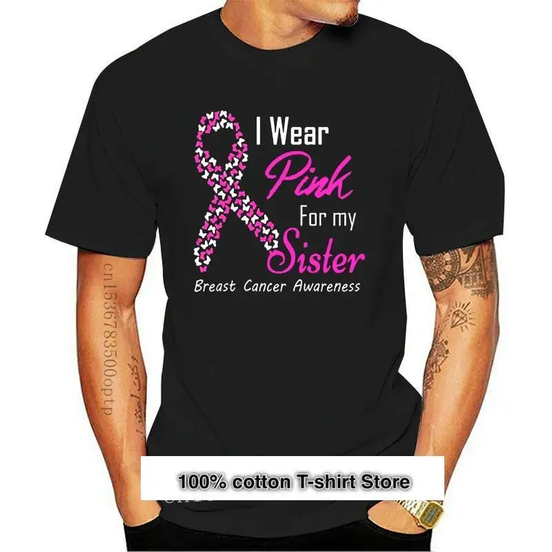 Camiseta rosa para mi hermana, camiseta de Concientización del cáncer de pecho, nueva
Camiseta rosa para mi hermana, camiseta de Concientización del cáncer de pecho, nueva