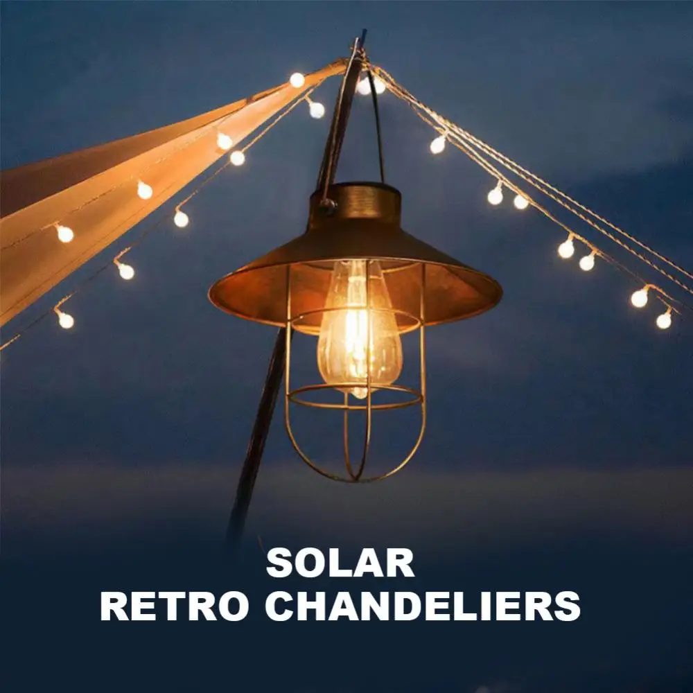 Retro Solar Lantern Lamp Garden Outdoor Hanging Waterproof Vintage Night Lighting Hanging Camping LED Light For Patio Backyard
Retro Solar Lantern Lamp Garden Outdoor Hanging Waterproof Vintage Night Lighting Hanging Camping LED Light For Patio Backyard