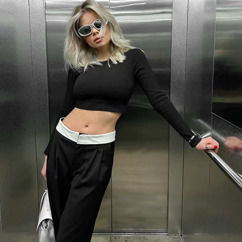 2023 Summer Ladies New Black Joker Slim Commuter Loose And Comfortable Straight Pants Pants Women
2023 Summer Ladies New Black Joker Slim Commuter Loose And Comfortable Straight Pants Pants Women