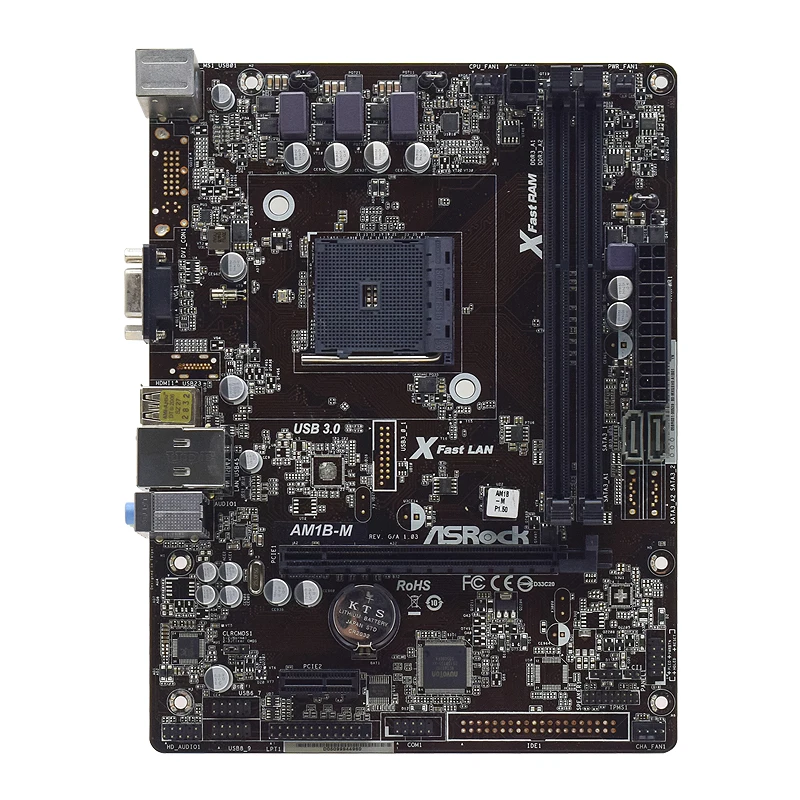 FOR ASRock Socket AM1 Motherboard AM1B-M Motherboard DDR3 1600MHz 16GB RAM PCI-E 2.0 SATA3 HDMI VGA AM1 Athlon X4 CPU Micro ATX
FOR ASRock Socket AM1 Motherboard AM1B-M Motherboard DDR3 1600MHz 16GB RAM PCI-E 2.0 SATA3 HDMI VGA AM1 Athlon X4 CPU Micro ATX