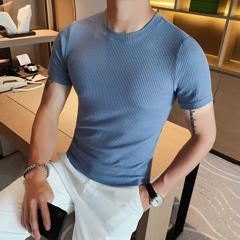 2022 New Men Fitness Short Sleeve T-shirt Men Breathe In Summer Leisure Round Collar Slim Fit T-shirts/Male Tops Plus Size S-3XL
2022 New Men Fitness Short Sleeve T-shirt Men Breathe In Summer Leisure Round Collar Slim Fit T-shirts/Male Tops Plus Size S-3XL