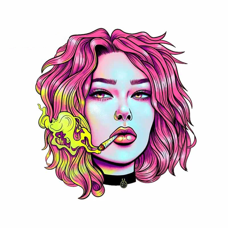 Personality Smokey Girl Scratch-Proof Car Stickers Refrigerator Decal Personality Creative Car Accessories waterproof PVC13x12cm
Personality Smokey Girl Scratch-Proof Car Stickers Refrigerator Decal Personality Creative Car Accessories waterproof PVC13x12cm