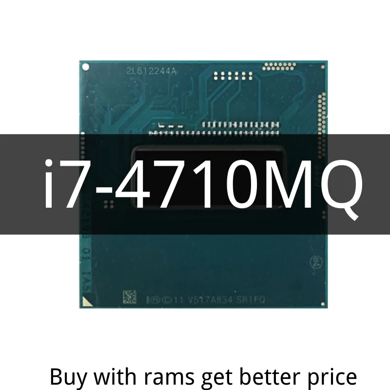 Core i7-4710MQ i7 4710MQ SR1PQ 2.5 GHz Quad-Core Eight-Thread CPU Processor 6M 47W Socket G3 / rPGA946B
Core i7-4710MQ i7 4710MQ SR1PQ 2.5 GHz Quad-Core Eight-Thread CPU Processor 6M 47W Socket G3 / rPGA946B